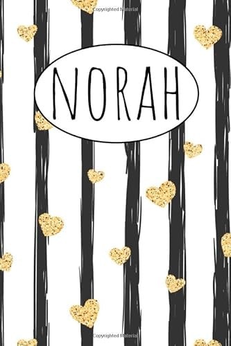 Norah: Gift present Homework Book Notepad Notebook Composition and Journal Gratitude Dot Diary