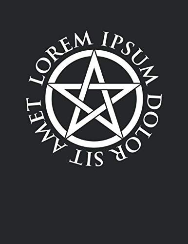 Lorem Ipsum: Funny Graphic Design Typography Lined Notebook or Journal
