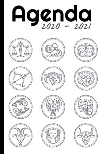 Agenda 2020 - 2021: Agenda semainier, Format A5 | Pour les étudiants, professionnels et particuliers | Calendrier, liste de contacts, ... | 140 pages ... Astrologie, Horoscope | (French Edition)