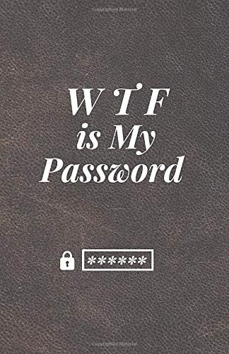 WTF Is My Password Book Spiral Internet Password Logbook. Size 5. 5 * 8. 5 in 60 Pages