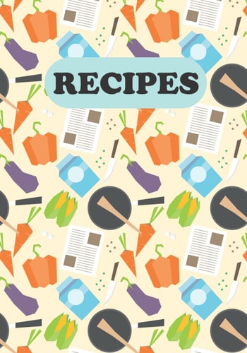 Recipes: Notebook contains 120 customized templates, easy to write in due to the large print form (7 x 10 in), contains volume conversions for recipe ingredient well organized, and index planer