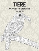 Malbücher für Erwachsene - 100 Seiten - Tiere