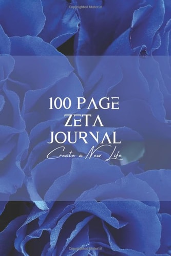 100 Page Zeta Journal: 100 Page Zeta Journal: Paperback 100 Page, 6X9 inch, Dot Graph Paper, Writing Notebook, Blank Book, Blank Notebook, HBCU
