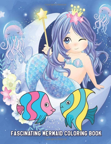 Fascinating Mermaid Coloring Book: Relaxing Coloring Book for Kids