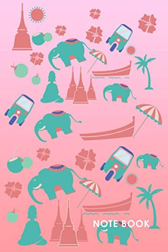 JOURNAL: Lined Notebook Journal: Thailand symbol- 120 Pages (6 x 9 inches)