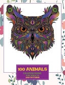 Coloring Books for Adults Easy Patterns - 100 Animals