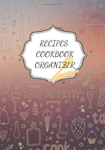 RECIPES COOKBOOK: My Favorite Recipes | Blank recipes books to Write In | 7 x 10 In | Collect the Recipes You Love in Your Own Custom Cookbook with ... Style With Soft Blur Gradient Background)