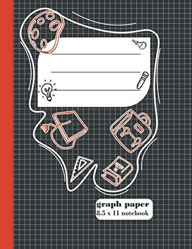 Graph Paper Composition Notebook: Grid Paper Notebook, Quad Ruled 5X5 mm, 120 Sheets (Large, 8.5 x 11) MATTE COVER