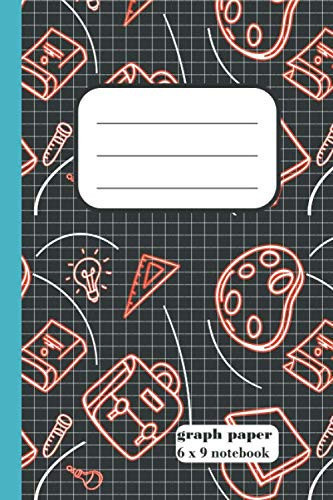 Graph paper notebook: college ruled line paper Dual layout notebook