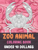 Zoo Animal Coloring Book - Under 10 Dollars