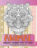 Mandala Coloring Book for Adult - Animal - Stress Relieving Designs