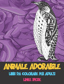 Libri Da Colorare per Adulti - Linee Spesse - Animale Adorabile