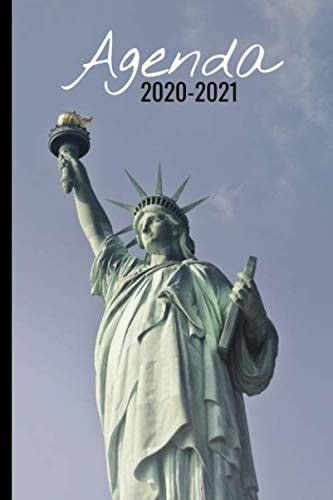 Agenda Scolaire 2020 2021: New-York, Statue de la liberté | Agenda semainier, Format A5 | Pour les étudiants, professionnels et particuliers | ... 2020 à Septembre 2021 | (French Edition)