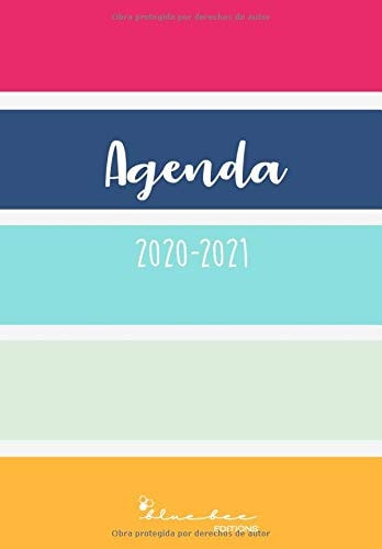 Agenda escolar para estudiantes - Color palette: Septiembre 2020 a Agosto 2021 (Agenda escolar 20-21) (Spanish Edition)