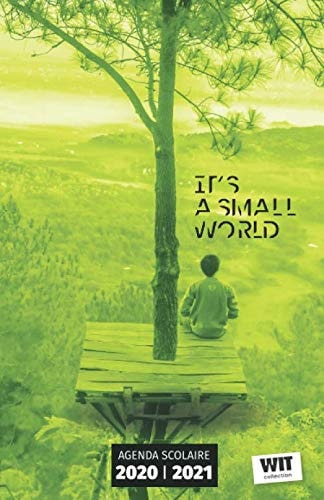 It's a small world: Agenda scolaire "WIT Collection" journalier 2020-2021.Daily school diary "WIT Collection" 2020-2021 (French Edition)
