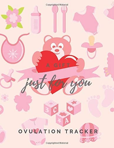 A Gift Just for You Ovulation Tracker Ovulation Log Book for Women (White)