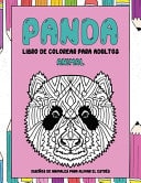 Libro de colorear para adultos - Diseños de animales para aliviar el estrés - Animal - Panda