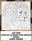 Livres à Colorier Pour Adultes - Lignes épaisses - Animal - les Lions