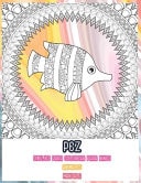 Dibujos para Colorear para niños - Mandala - Animales - Pez