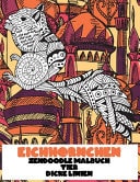 Zendoodle Malbuch - Dicke Linien - Tier - Eichhörnchen