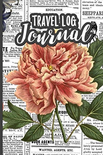 Travel Log Journal: Coral Roses Travel Planner to Log and Journal Trip Ideas, Expenses, Activities and Memories