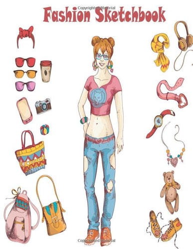 Fashion Sketchbook: Professional Figure Templates for Fashion Designers