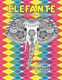 Libro para Colorear Geométrico - Diseños de Animales para Aliviar el Estrés - Animales - Elefante