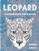 Mandala Coloring Book Stress Relief - Animal - Leopard