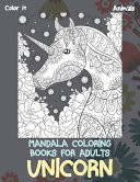 Mandala Coloring Books for Adults Color It - Animals - Unicorn