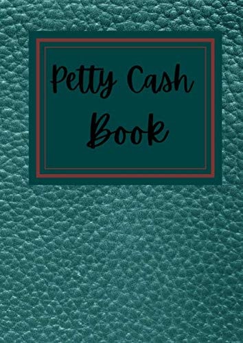 Petty Cash Book A4: Finance. 120 pages. Opening balance line, Date, description, ref, income and expenditure column.