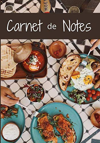 Carnet de Notes Cuisine: Recettes de cuisine | 100 pages | format 17,78 cm X 25,4 cm | Carnet à remplir | Pages avec des lignes | (French Edition)