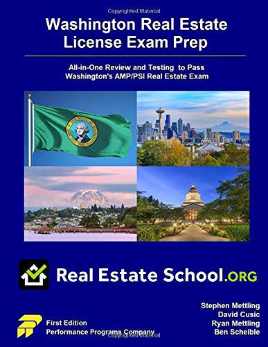 Washington Real Estate License Exam Prep - Real Estate School.org Edition