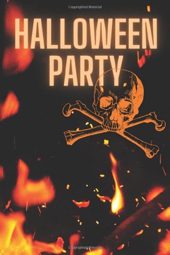 Halloween Party: Perfect Gift for Halloween, Cute Notebook for Kids, Girls, Boys, School and Students,Creepy Journal,2020