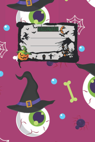Halloween Notizbuch DIN A5 Notiz Buch Für Den Halloween Fan Mit 120 Seiten. Als Planer, Tagebuch, Info Heft, Logbuch Für Die Halloween Party Zu Verwenden. Tolles Geburtstagsgeschenk Für Den Helloween Freak. Tolles Halloween Dekoration Geschenk