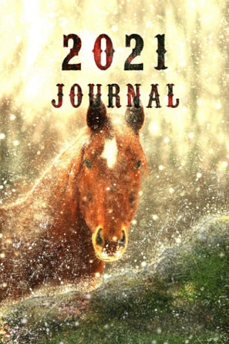 2021 Snowy Horse Journal: 52-Week Journal