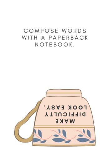 Compose Words with a Paperback Notebook