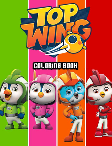 Top Wing Coloring Book: 50+ Coloring Pages. Exclusive Artistic Illustrations for Girls of All Ages