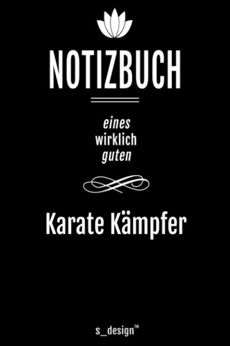 Notizbuch für Karate Kämpfer: Originelle Geschenk-Idee [120 Seiten kariertes blanko Papier] (German Edition)