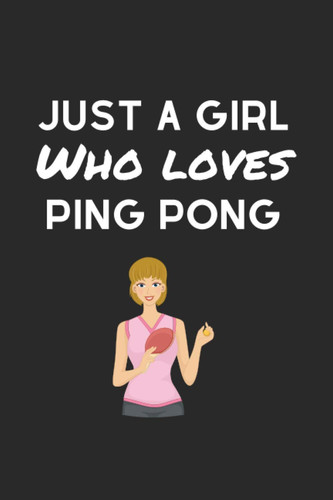 Ping Pong Notebook: blank lined composition journal | 100 pages