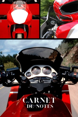 Carnet de notes: moto de Sport | pour les passionnés de machines, de vitesse et d'évasion | format 15 x 23 cm | 110 pages lignées (French Edition)