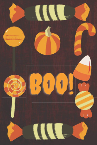 Boo Halloween Scary Candy Animal Sketchbook For Kids: Notebook for Drawing, Writing, Painting, Sketching or Doodling (HalloweenBoo)