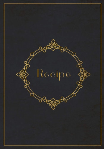 Recipe: Minimalist Notebook/Journal for precipices ,with 98 white Pages,7x10, Matte Cover(soft)