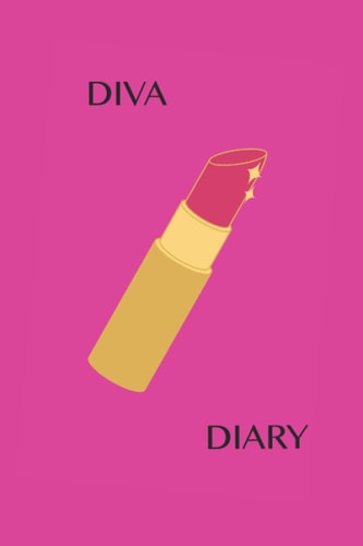 Diva Diary: 260 page Lined Journal - Hot Pink