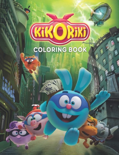 Kikoriki Coloring Book: Relaxation Coloring Book For Kids