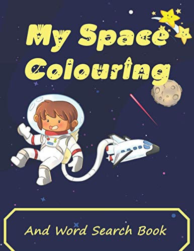 My Space Colouring and Word Search Book