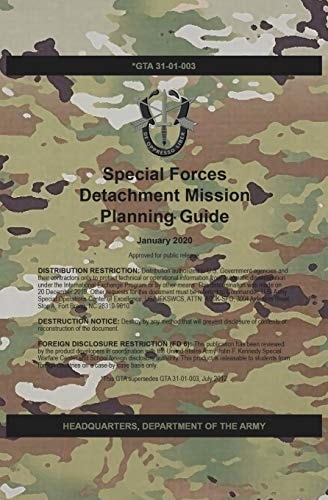 GTA 31-01-003 Special Forces Detachment Mission Planning Guide