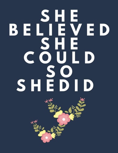 She Believed She Could So She Did: 2021 Daily, Weekly, Monthly, and Yearly Organizer for Nurses - Dated Calendar Goal Planner - Christmas and New Year Gift For Nurses - 264 Pages - 8.5 x 11 inches