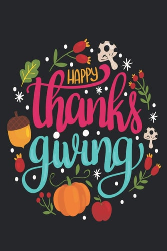 Thanksgiving Day Notebook "6X9" 120 Line Pages