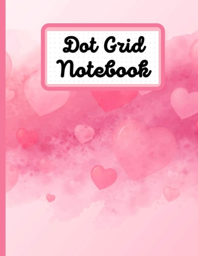 Dot Grid Notebook: Love | Composition Book | Multi-purpose journal | Drawing | Recording thoughts | Taking notes | Dot Grid 5 mm spaced dots | Dimensions: 8.5" x 11" | 100 Pages | 5-43
