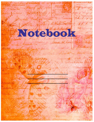A simple notebook for learning, creativity expression, writing and free writing for kids